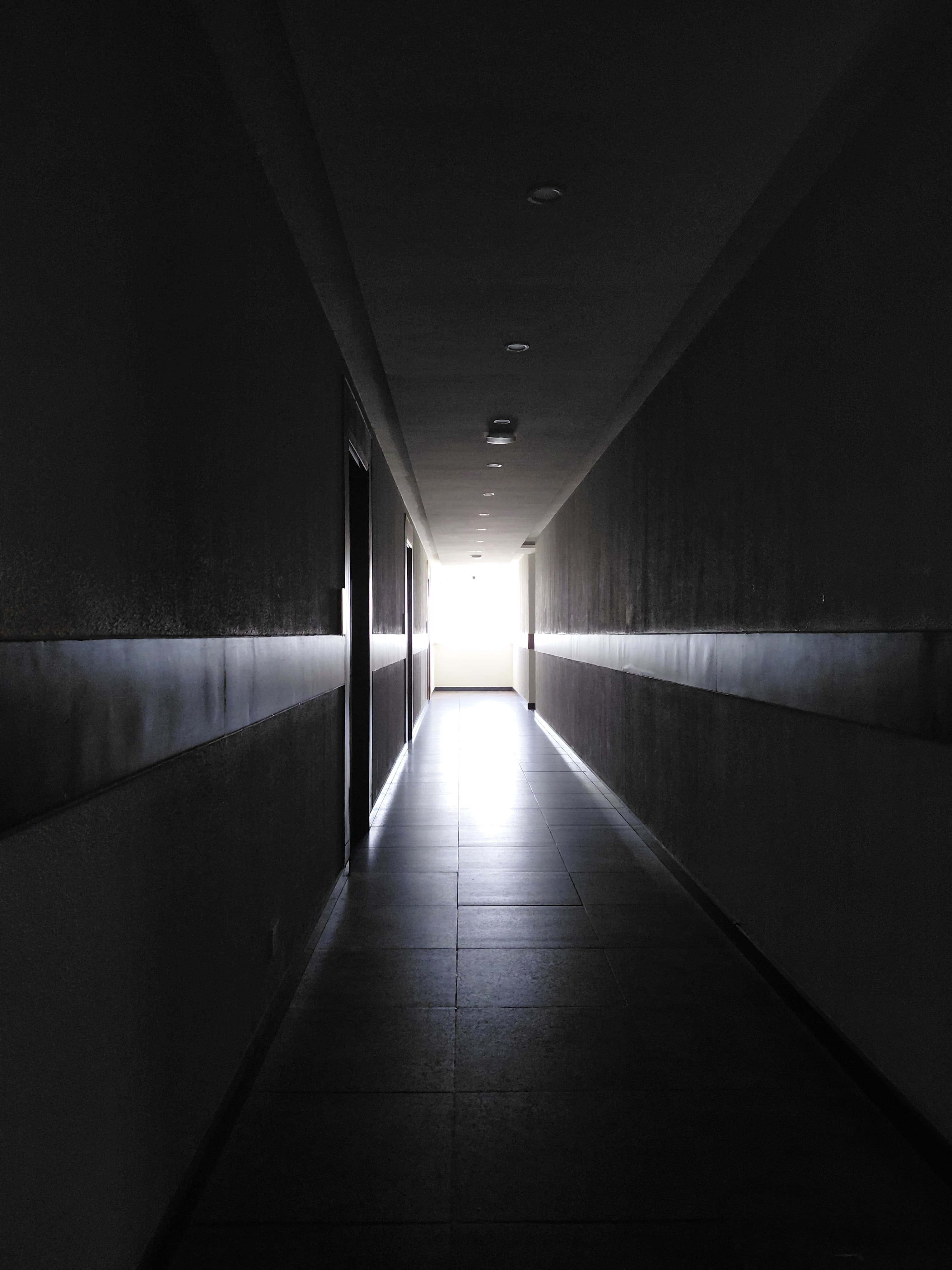 Atmospheric corridor at Spoorthi Delicacy